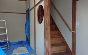 階段リノベーション前